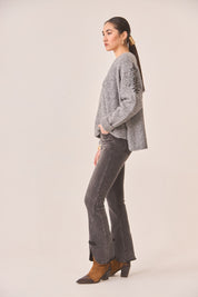 JERSEY MOTIVOS PAISLEY BORDADOS - GREY