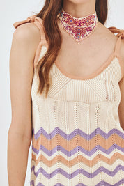 TOP DE PUNTO DETALLE ZIGZAG - VIOLET