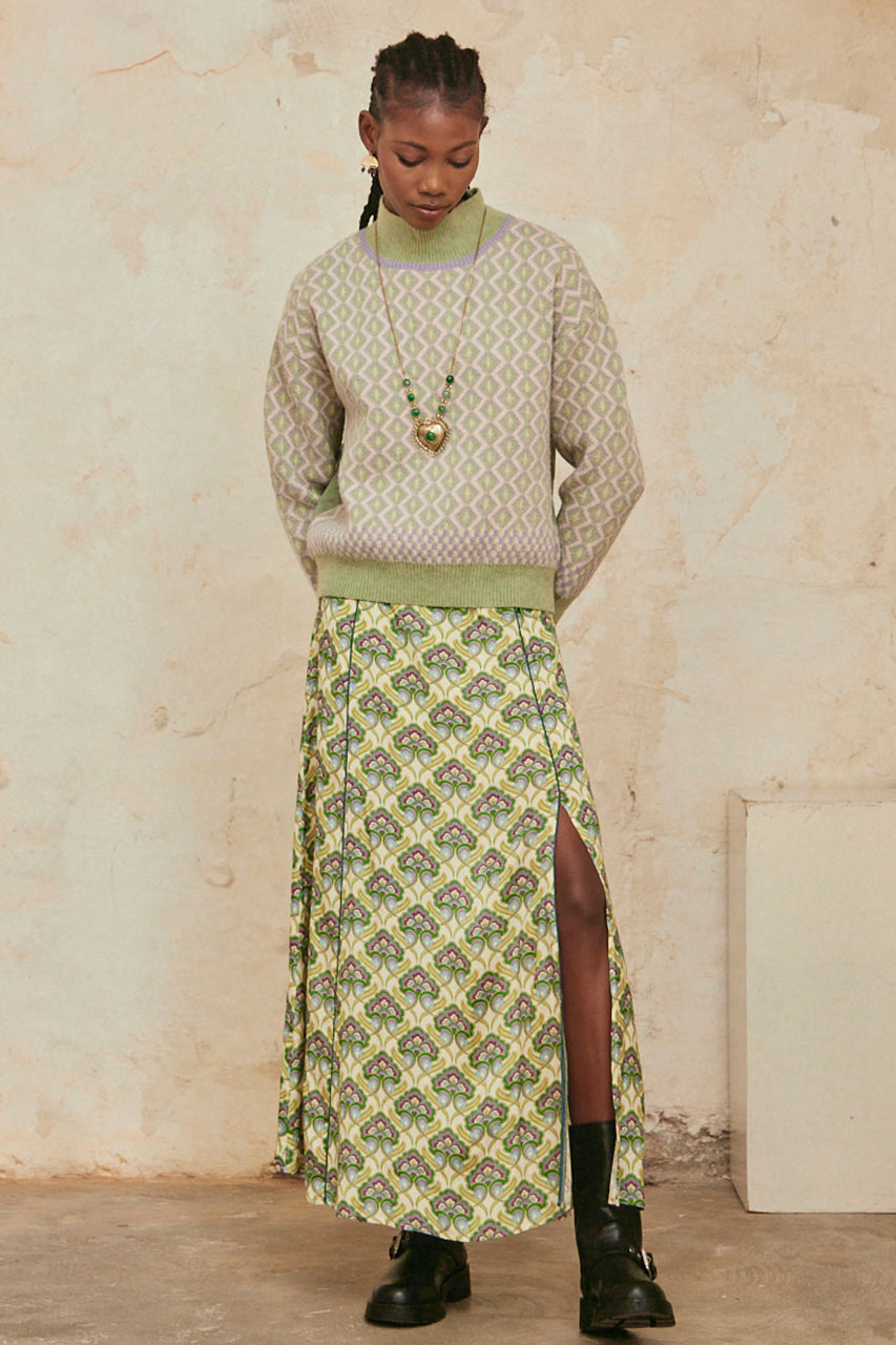 JERSEY DE CUELLO ALTO CON ESPALDA ACOLCHADA - LIMA
