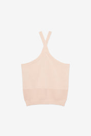 TOP PUNTO VISCOSA TIRANTES HALTER - CRUDO