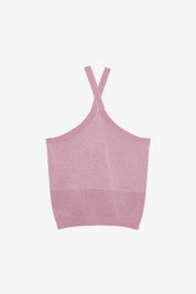 TOP PUNTO VISCOSA TIRANTES HALTER - VIOLET