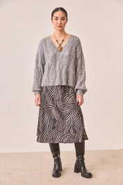 JERSEY PUNTO TRENZADO - GREY
