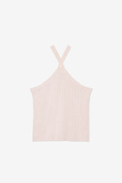 TOP PUNTO TIRANTES HALTER - CRUDO
