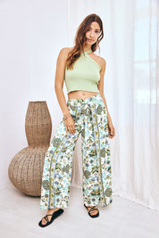 TOP PUNTO TIRANTES HALTER - VERDE
