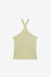 TOP PUNTO TIRANTES HALTER - VERDE