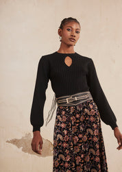 JERSEY CUELLO REDONDO - BLACK