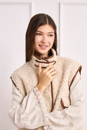 Sherpa vest - ECRU