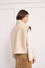 Sherpa vest - ECRU