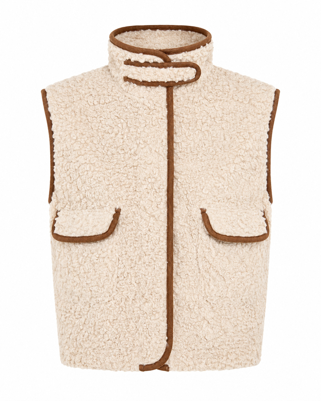 Sherpa vest - ECRU