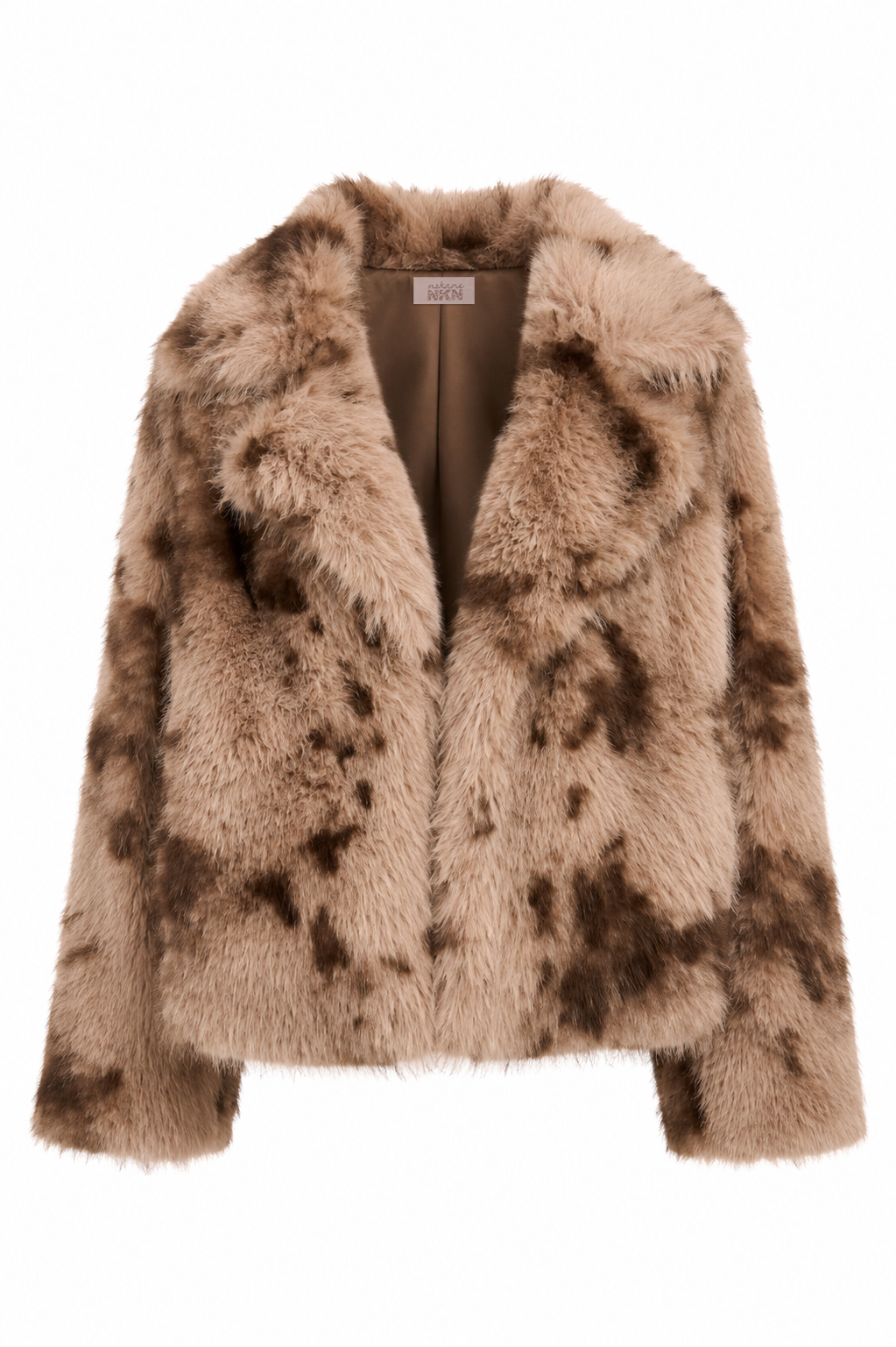 ABRIGO PELO PRINT - CAMEL