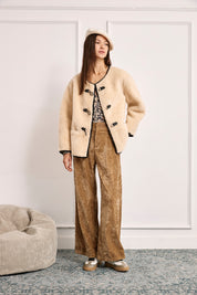 Sheepskin jacket - ECRU