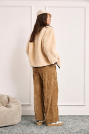 Sheepskin jacket - ECRU