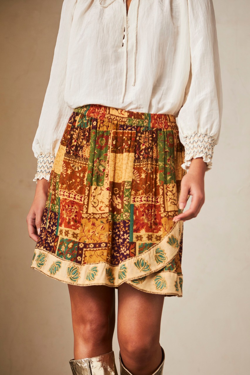 COMBINATION PRINT SKIRT 2