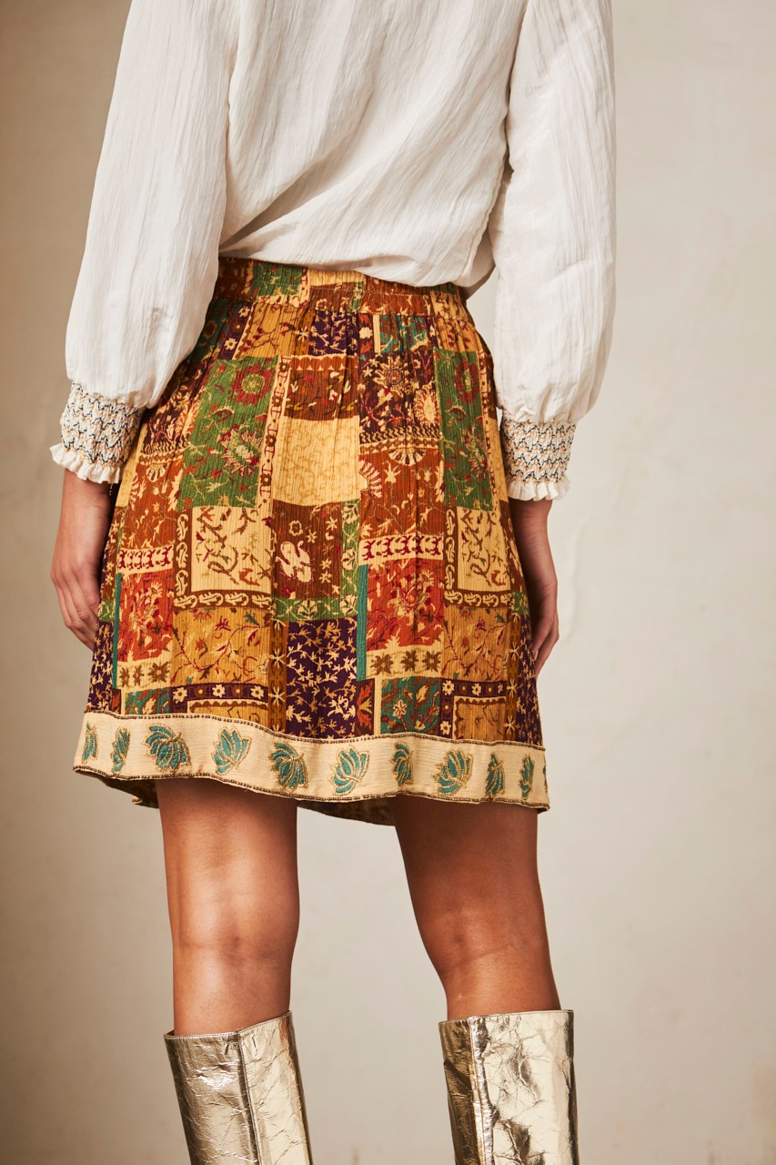 COMBINATION PRINT SKIRT 3