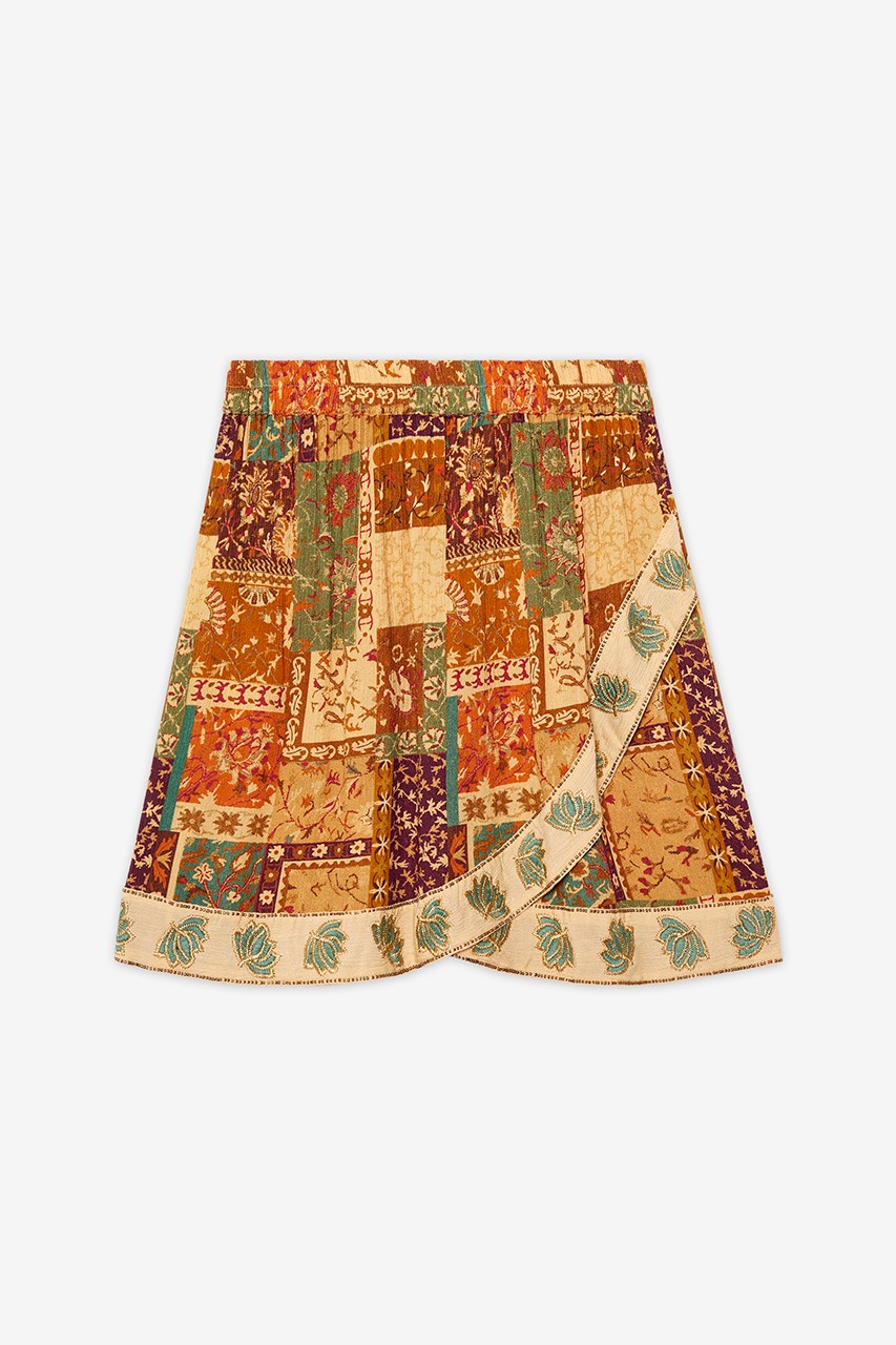 COMBINATION PRINT SKIRT 4