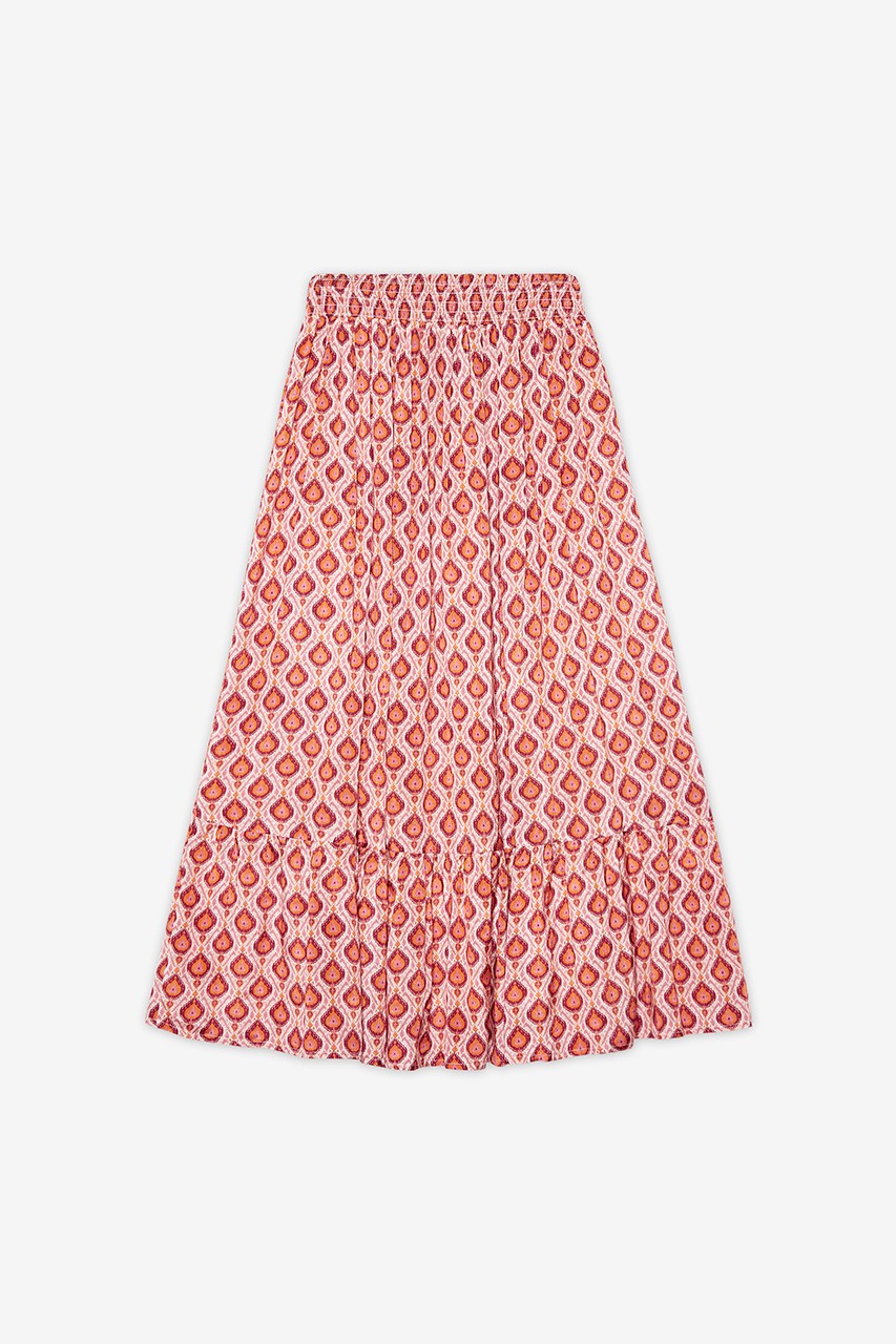 PRINTED MIDI SKIRT 4