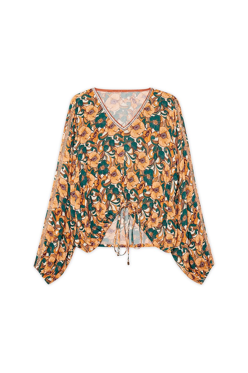 ADJUSTABLE FLORAL BLOUSE 3