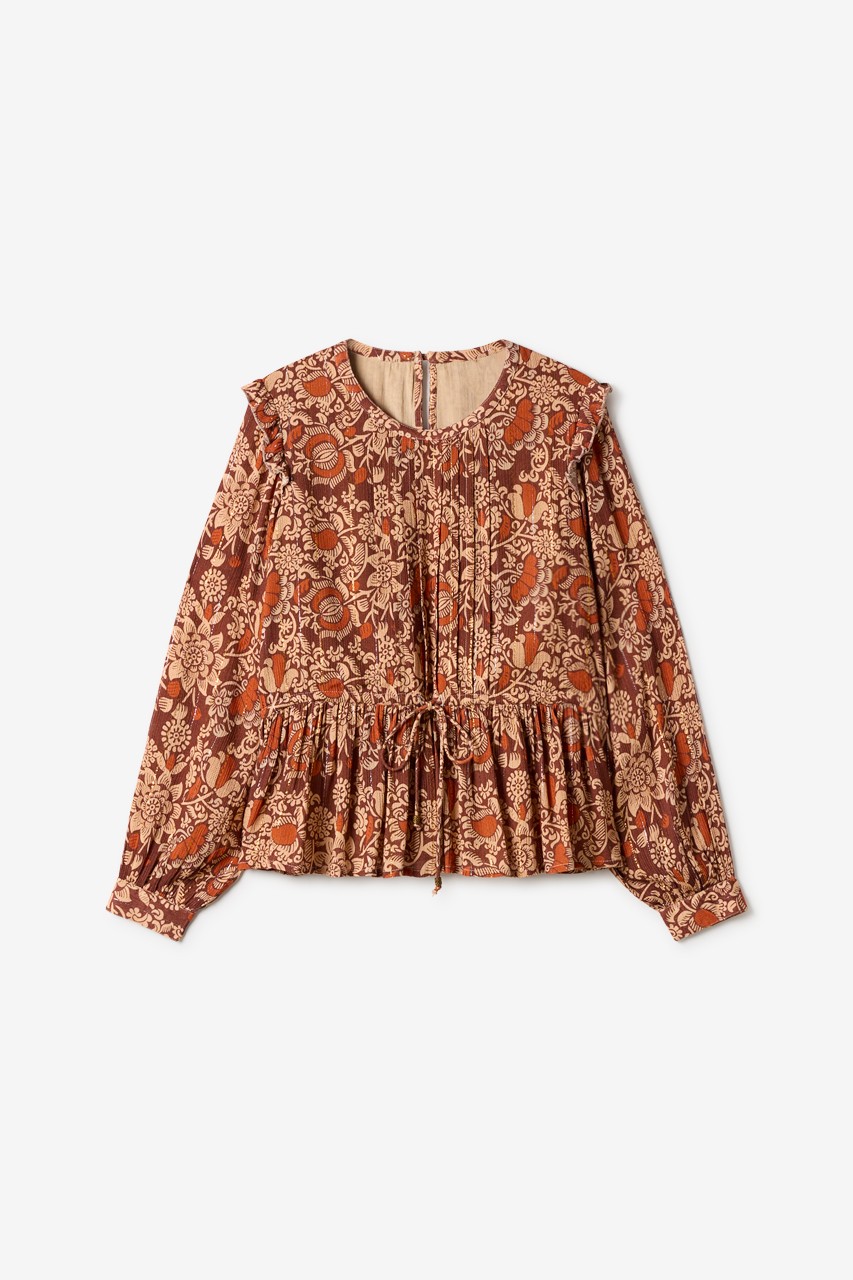 LUREX FLORAL BLOUSE 4