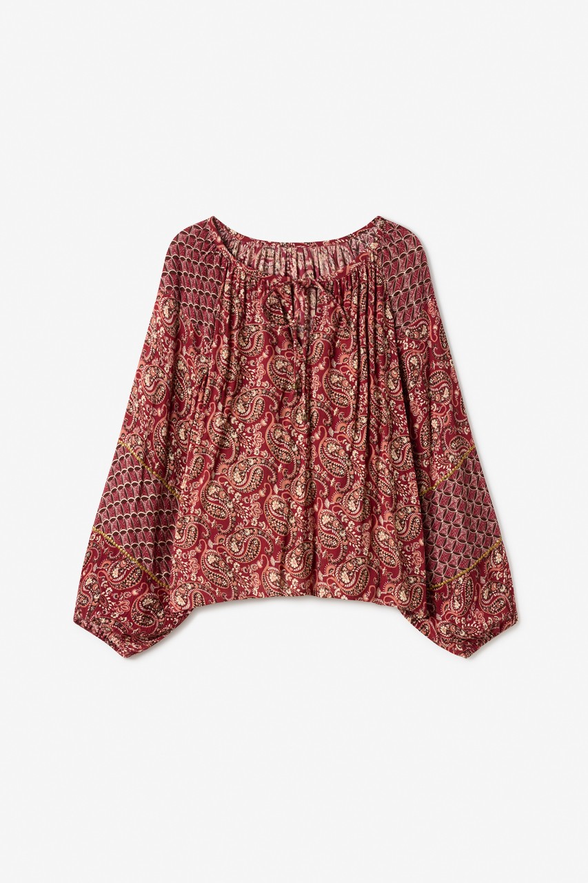 PAISLEY PRINT BLOUSE 4