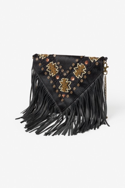 FRINGED CROSSBODY BAG