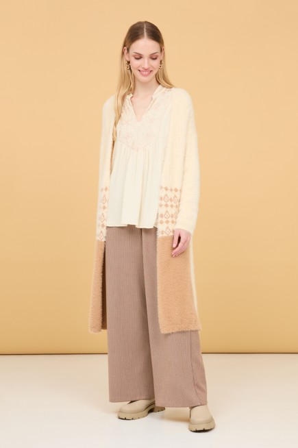 LONG LUREX CARDIGAN