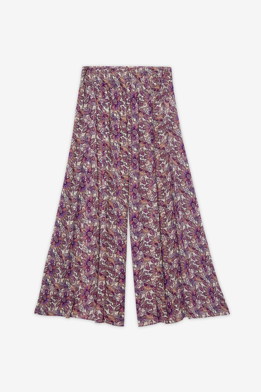 PANTALÓN PALAZZO ESTAMPADO FLORAL 4