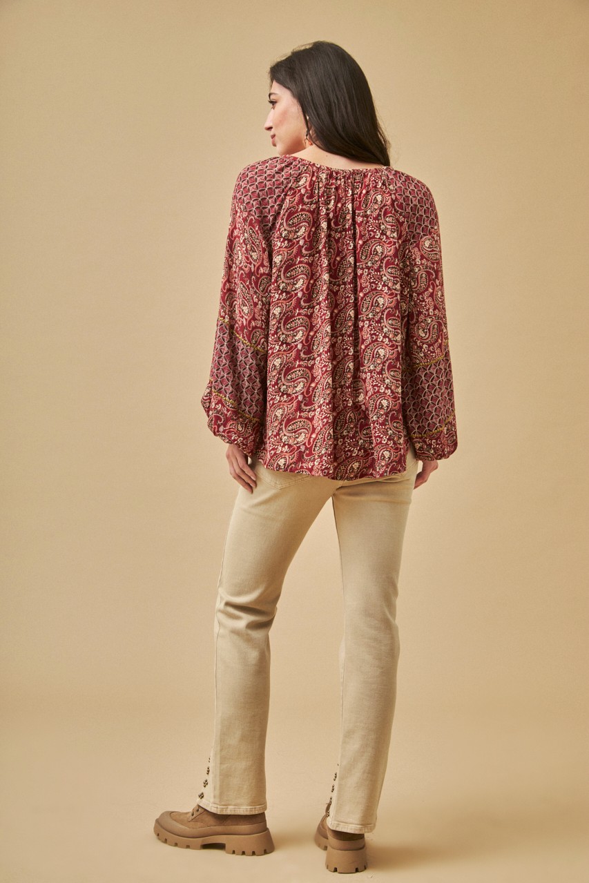 PAISLEY PRINT BLOUSE 3