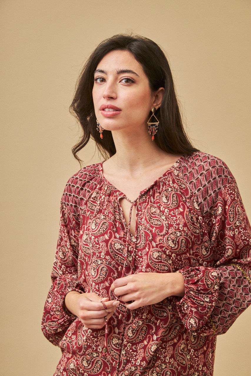 PAISLEY PRINT BLOUSE 2