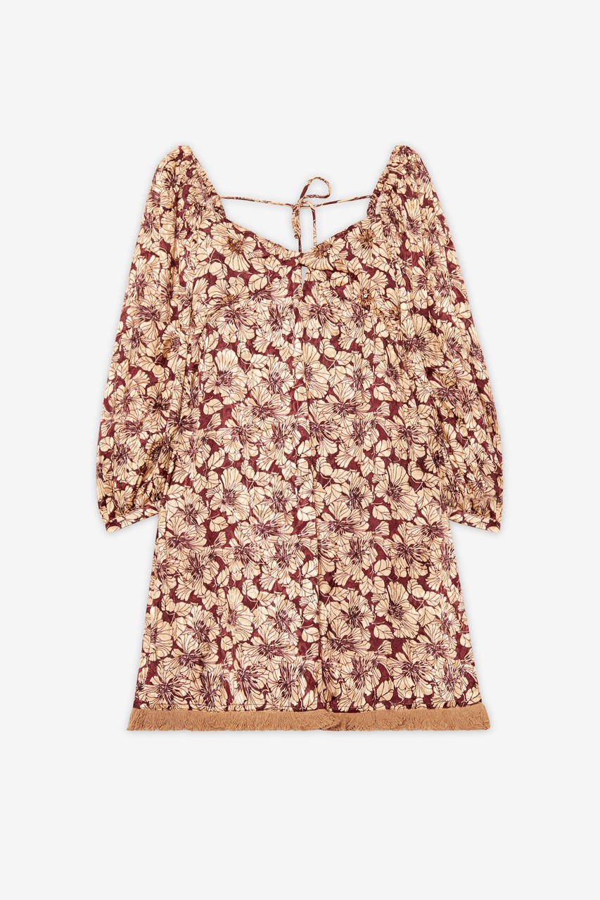 SHORT FLORAL DRESS 5