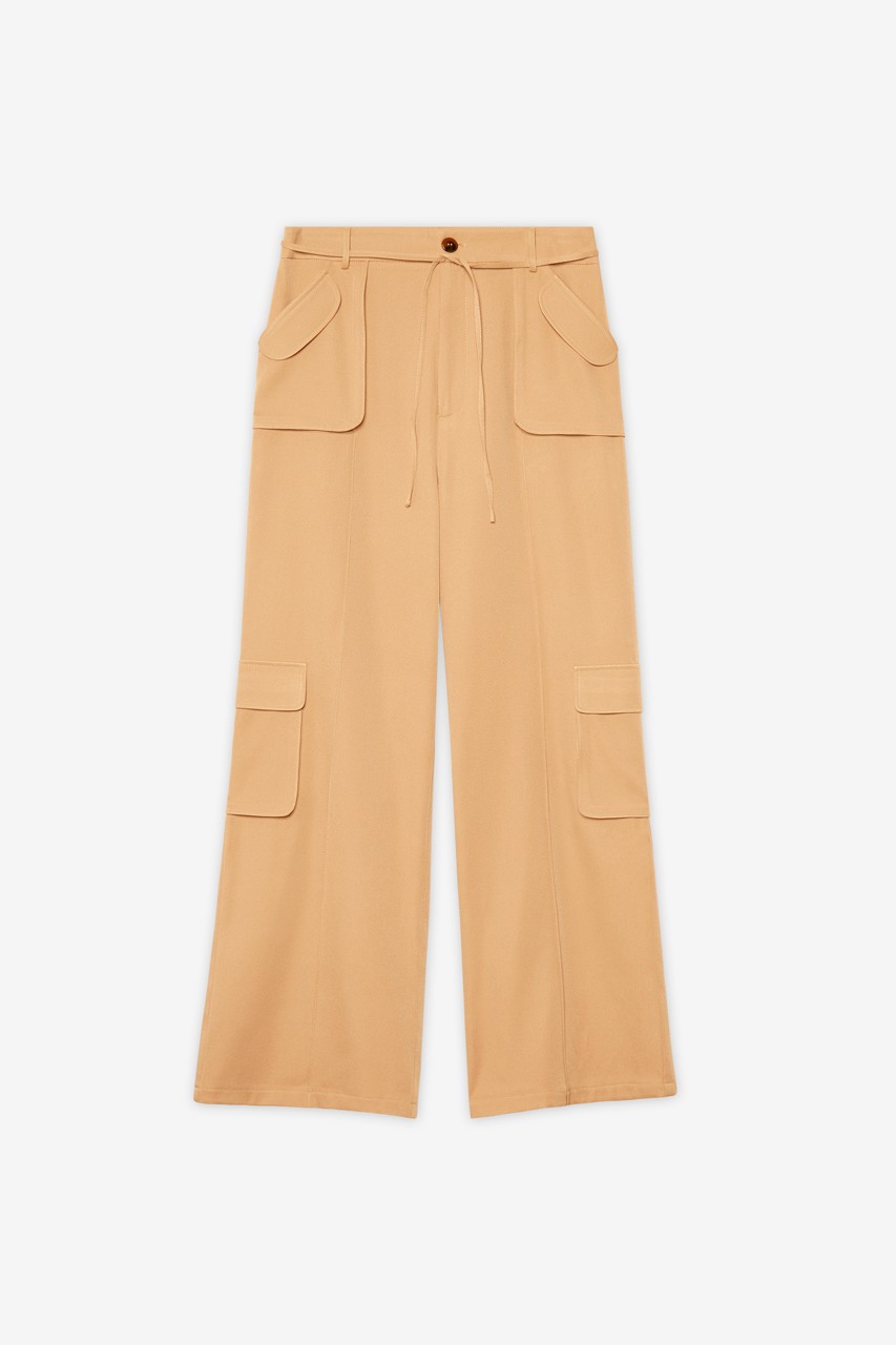 FLOWY CARGO PANTS 4