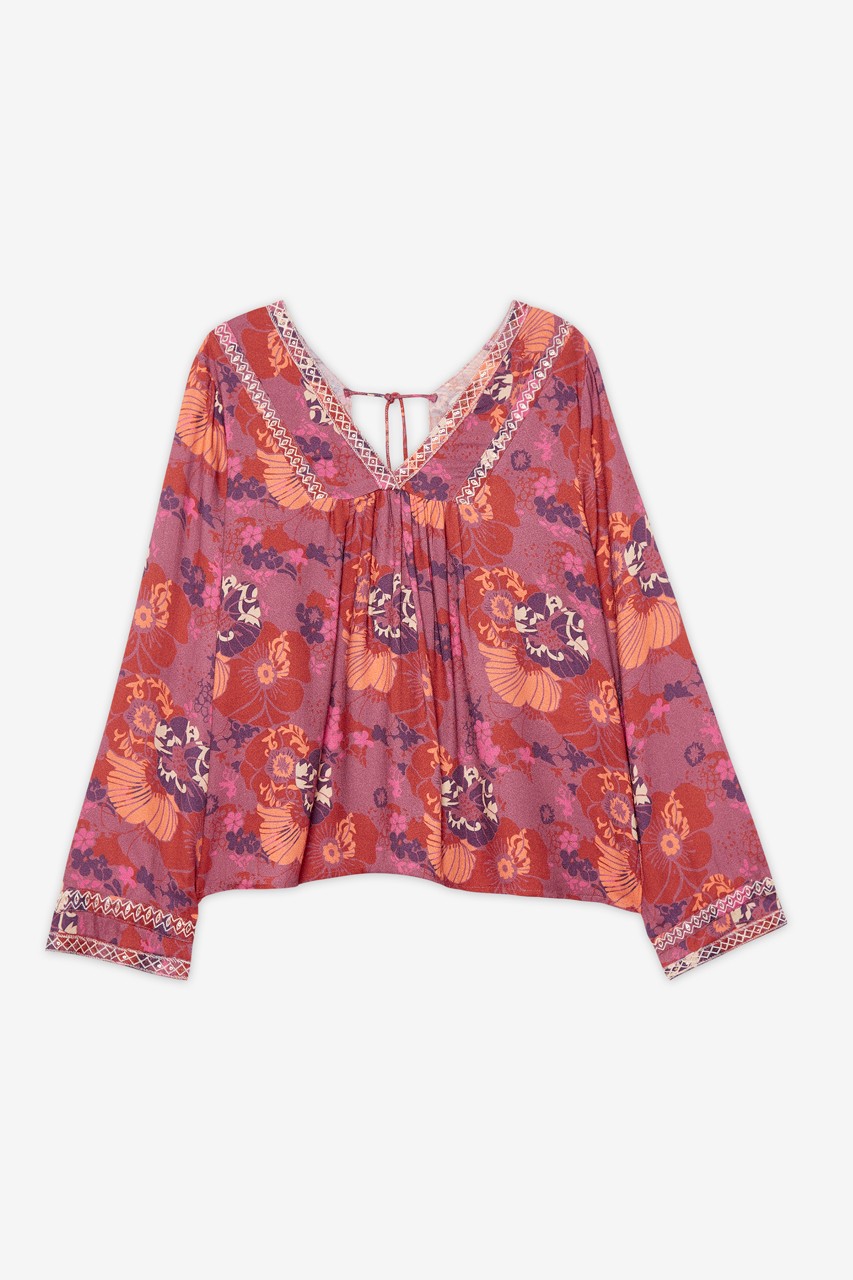 ROMANTIC FLORAL PRINT BLOUSE 4