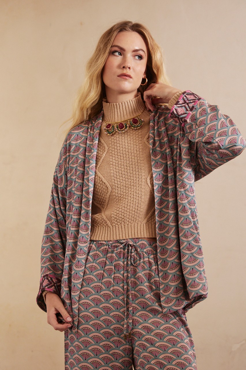 KIMONO ESTAMPADO GEOMÉTRICO 2