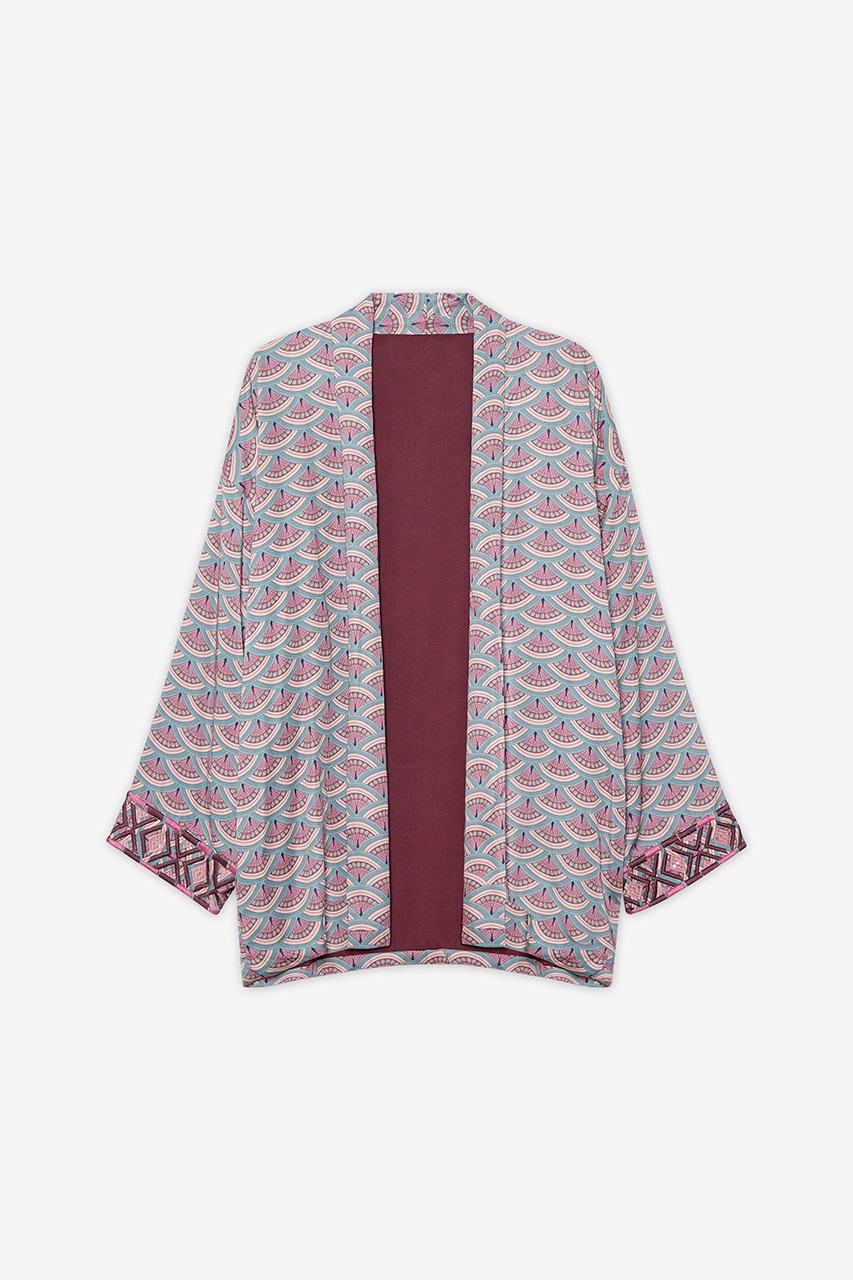 GEOMETRIC PRINT KIMONO 5