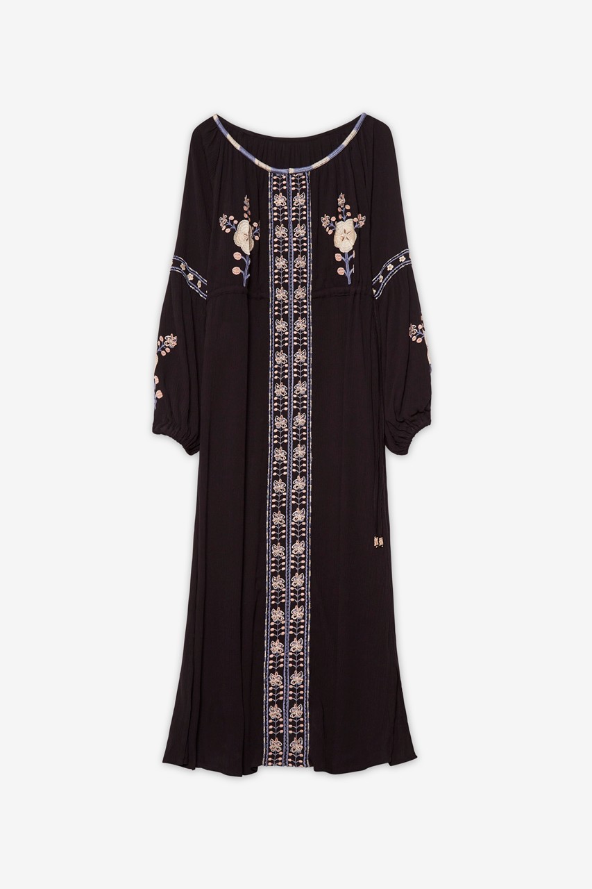 LONG EMBROIDERED DRESS 4