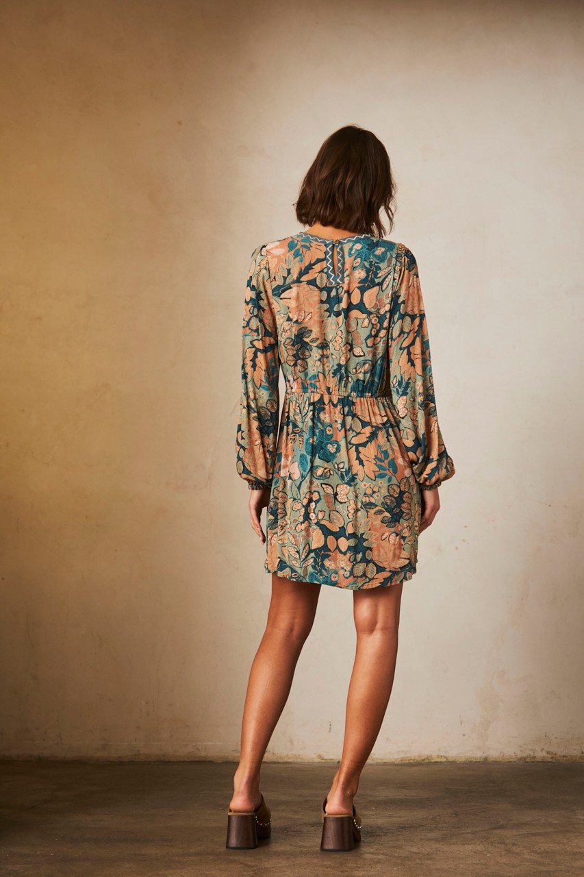 SHORT FLORAL PRINT DRESS 4