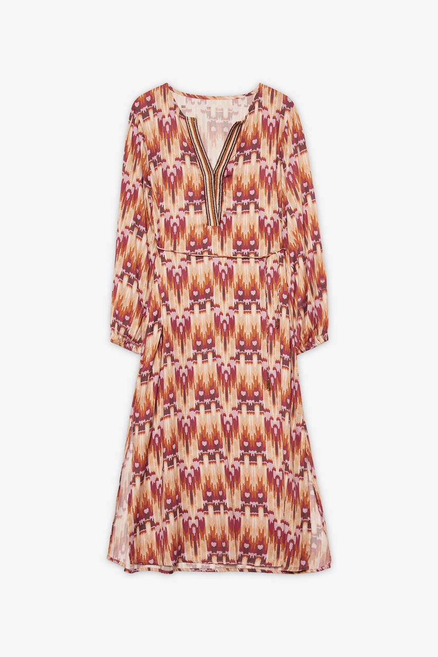 ARTY PRINT MIDI DRESS 4