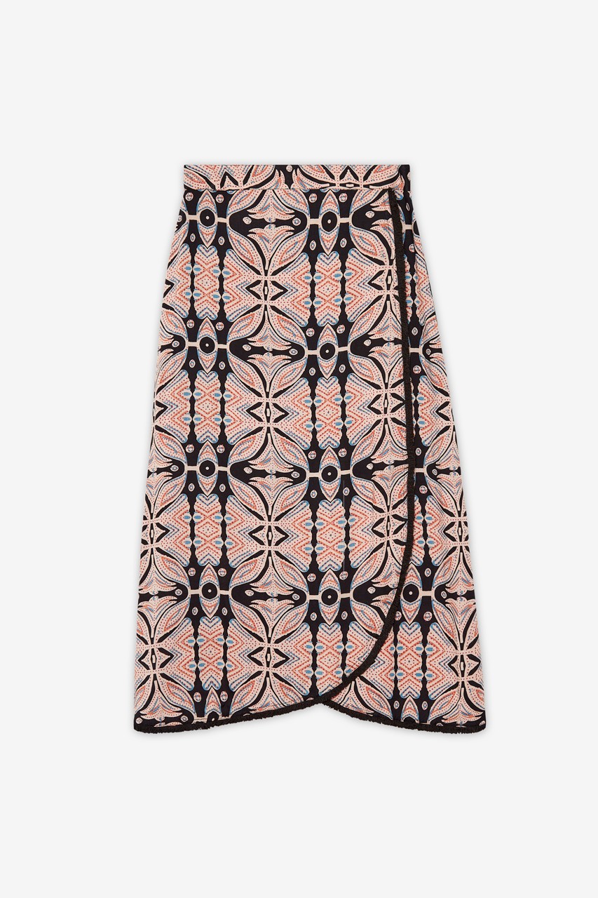 GEOMETRIC MIDI SKIRT 4