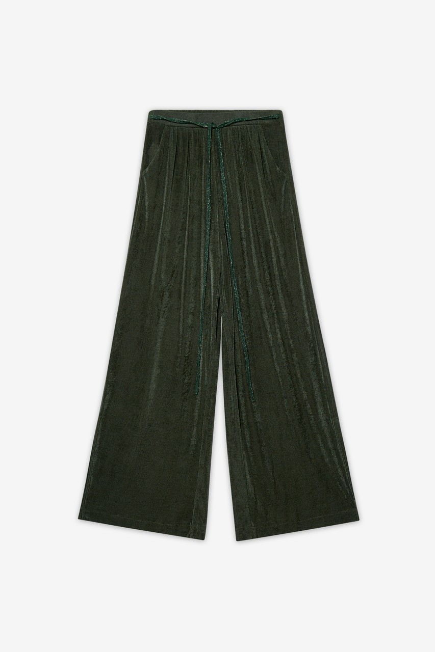 KNIT PALAZZO PANTS 4