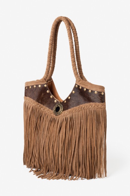 FRINGED OVERSIZED BAG