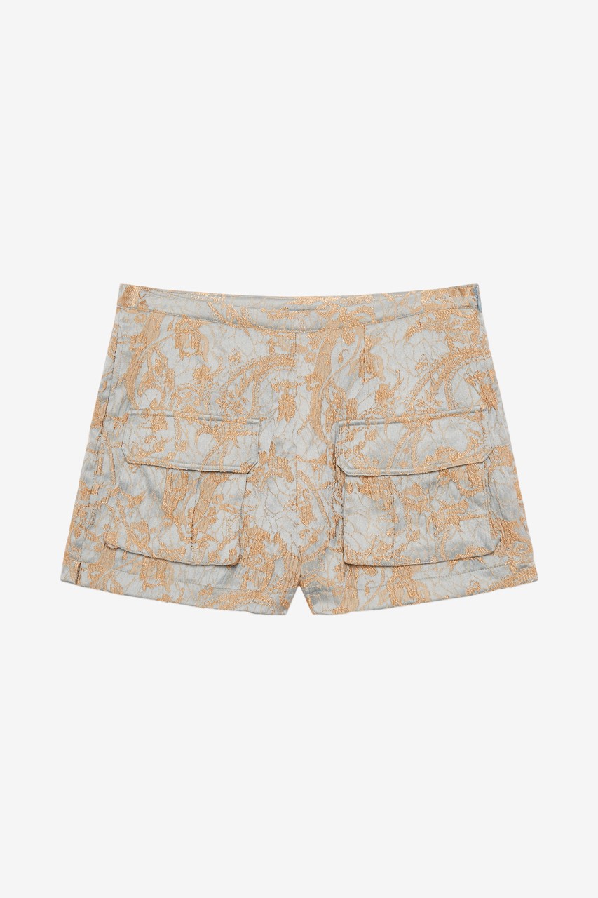 SHORT CARGO BROCADO 5