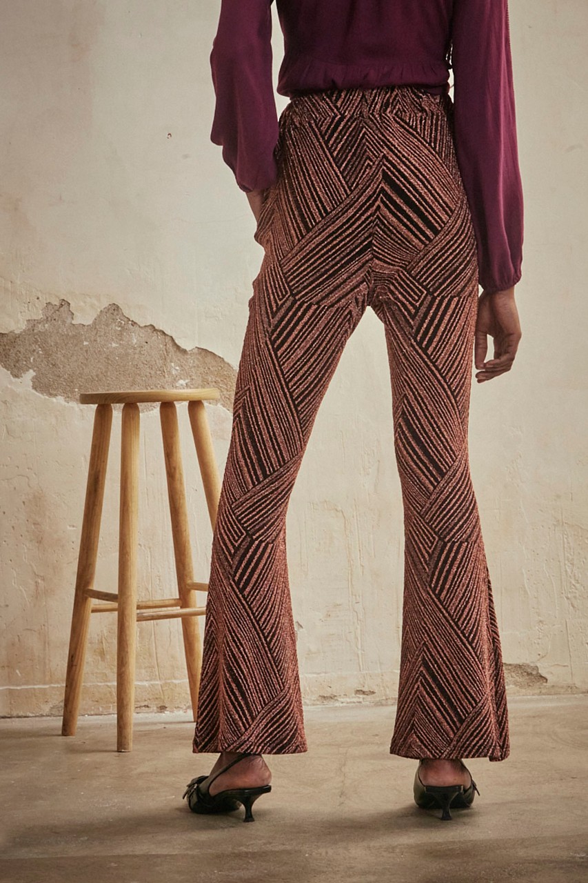 ELASTIC FLARE PANTS 2