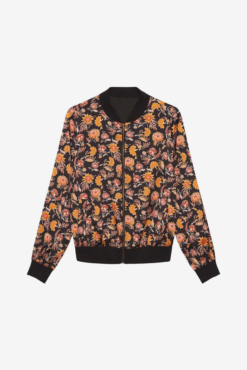 CHAQUETA BOMBER ESTAMPADO 4