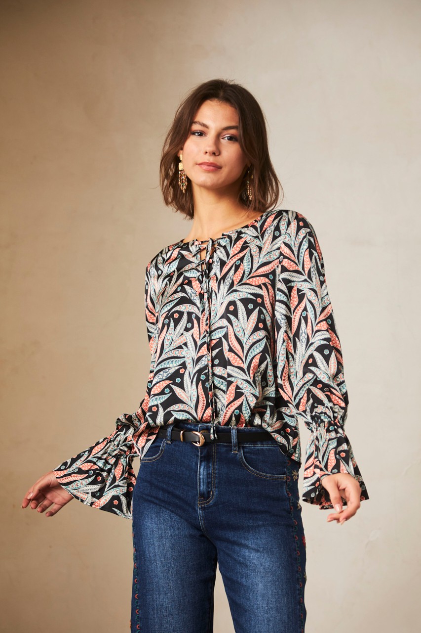 PRINTED BLOUSE