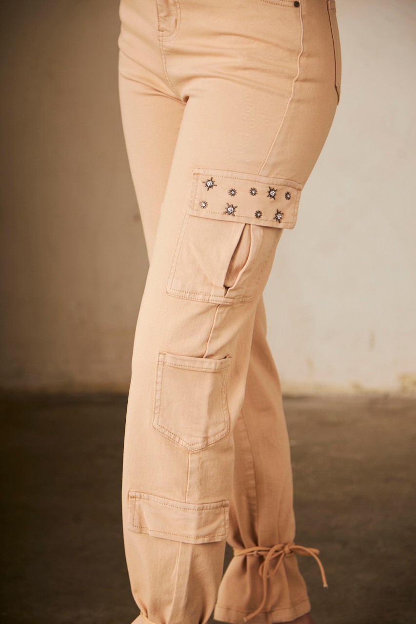 CARGO JEANS WITH STUDS 2