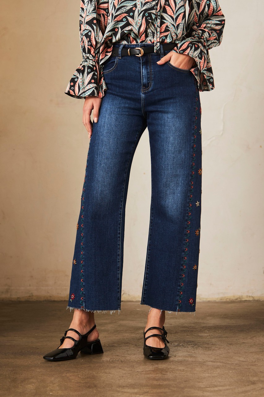 EMBROIDERED JEANS 2