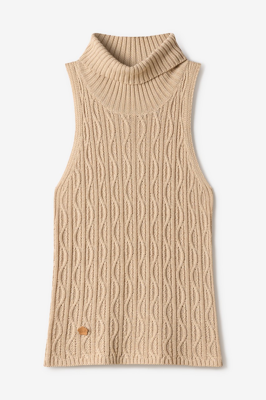 KNIT HIGH NECK TOP 5