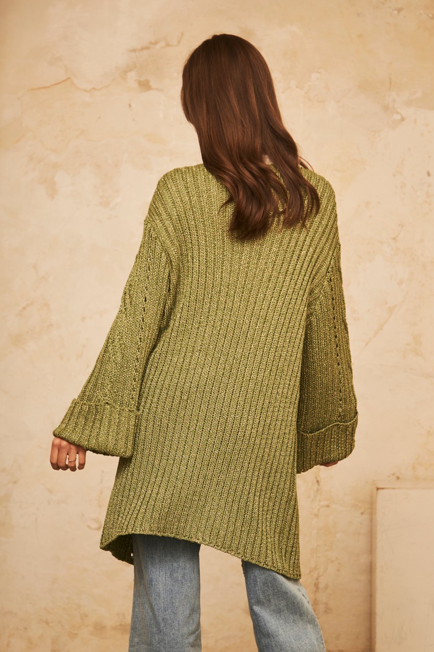 LUREX KNIT CARDIGAN 2