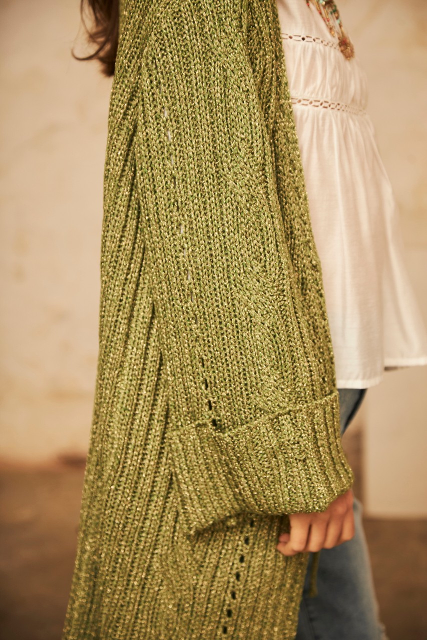 LUREX KNIT CARDIGAN 4