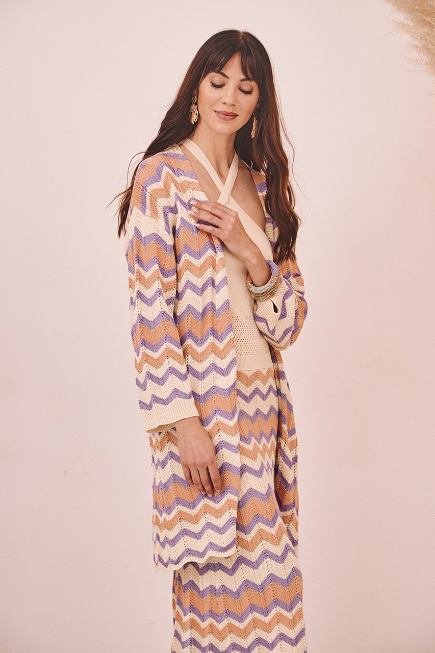 KIMONO LARGO PUNTO ZIGZAG 3