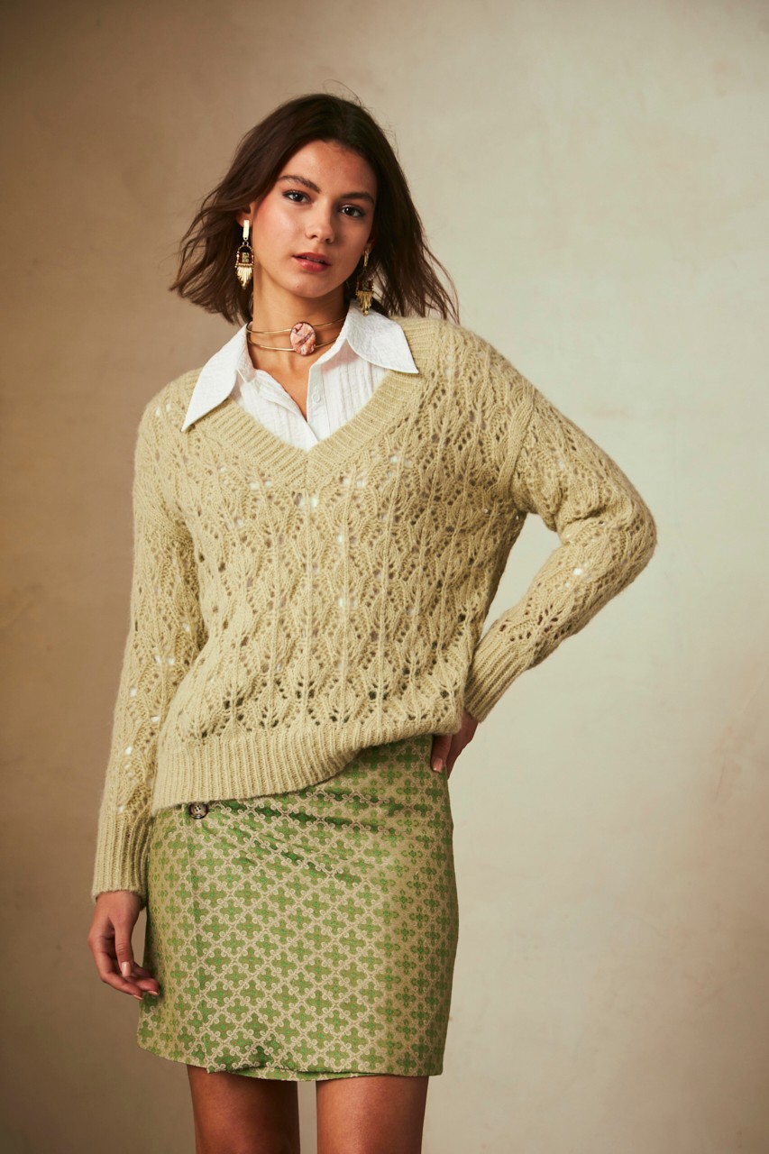 OPENWORK SWEATER